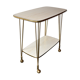 Table service in formica on wheels - the 50s 60s vintage