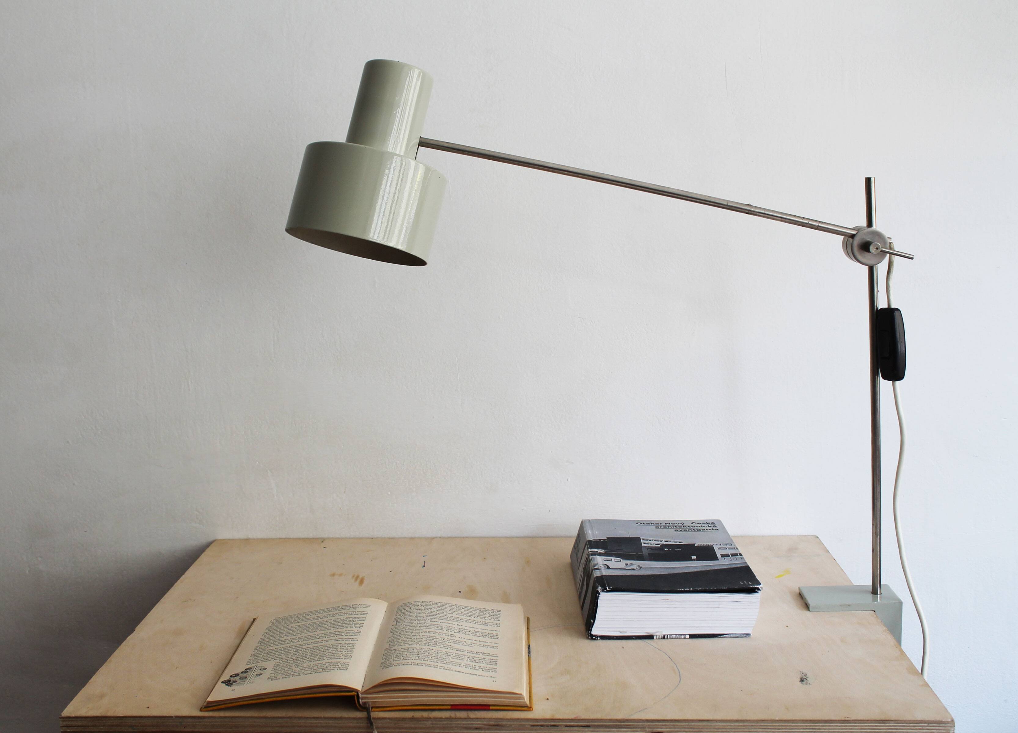 1960s Desk / Wall Lamp by Jan Suchan