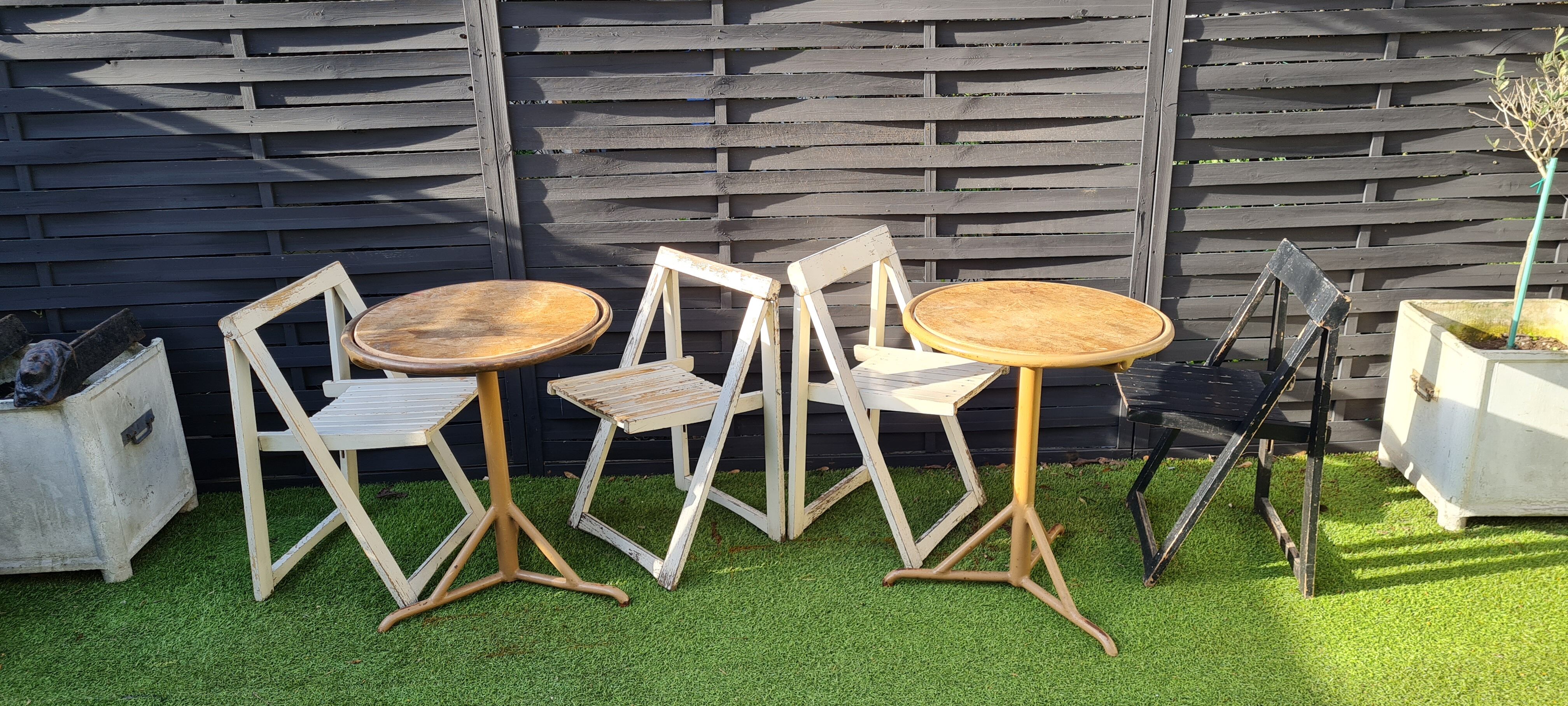Chaises pliantes italiennes