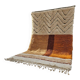 Handmade traditional beni ourain rug, size 2/3 m.