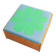 Coffre-pouf à fleur Terence Conran Prisunic 1968