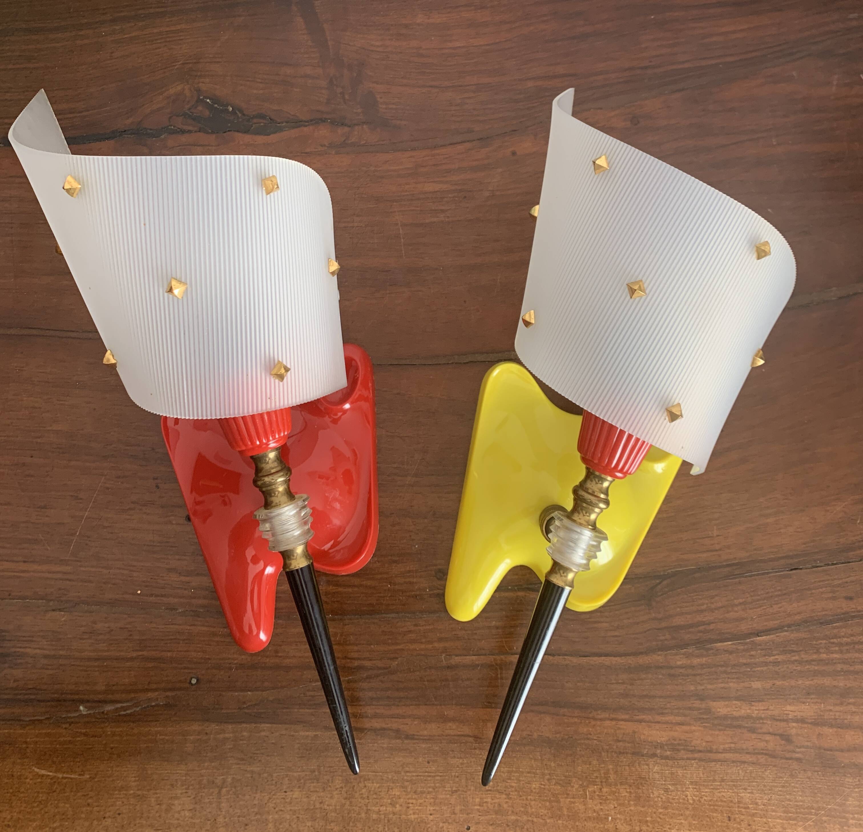 Vintage two-tone wall light