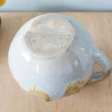 Art Nouveau pitcher in flamed stoneware, 20s