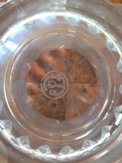 Baccarat vase cut crystal 1950