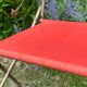 Vintage orange folding camping chair
