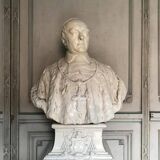 Buste d’un prélat en plâtre