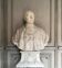 Bust of a prelate in plaster