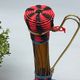 Bottle, carafe, lady Jeanne, scoubidou , vintage, plastic thread ,