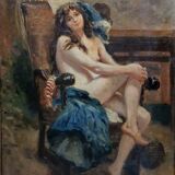Témistocle Lamesi (1870-1957) - The model