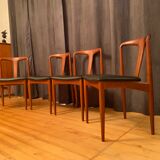 A set of four Juliane chairs by Johannes Andersen, Uldum Møbelfabrik, Denmark, 1960s.