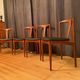 A set of four Juliane chairs by Johannes Andersen, Uldum Møbelfabrik, Denmark, 1960s.