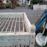 Old two-compartment breeding birdcage