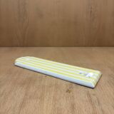 Striped patterned cleanliness plate