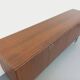 Vintage modernist enfilade in rosewood and chrome metal from the 60s and 70s.