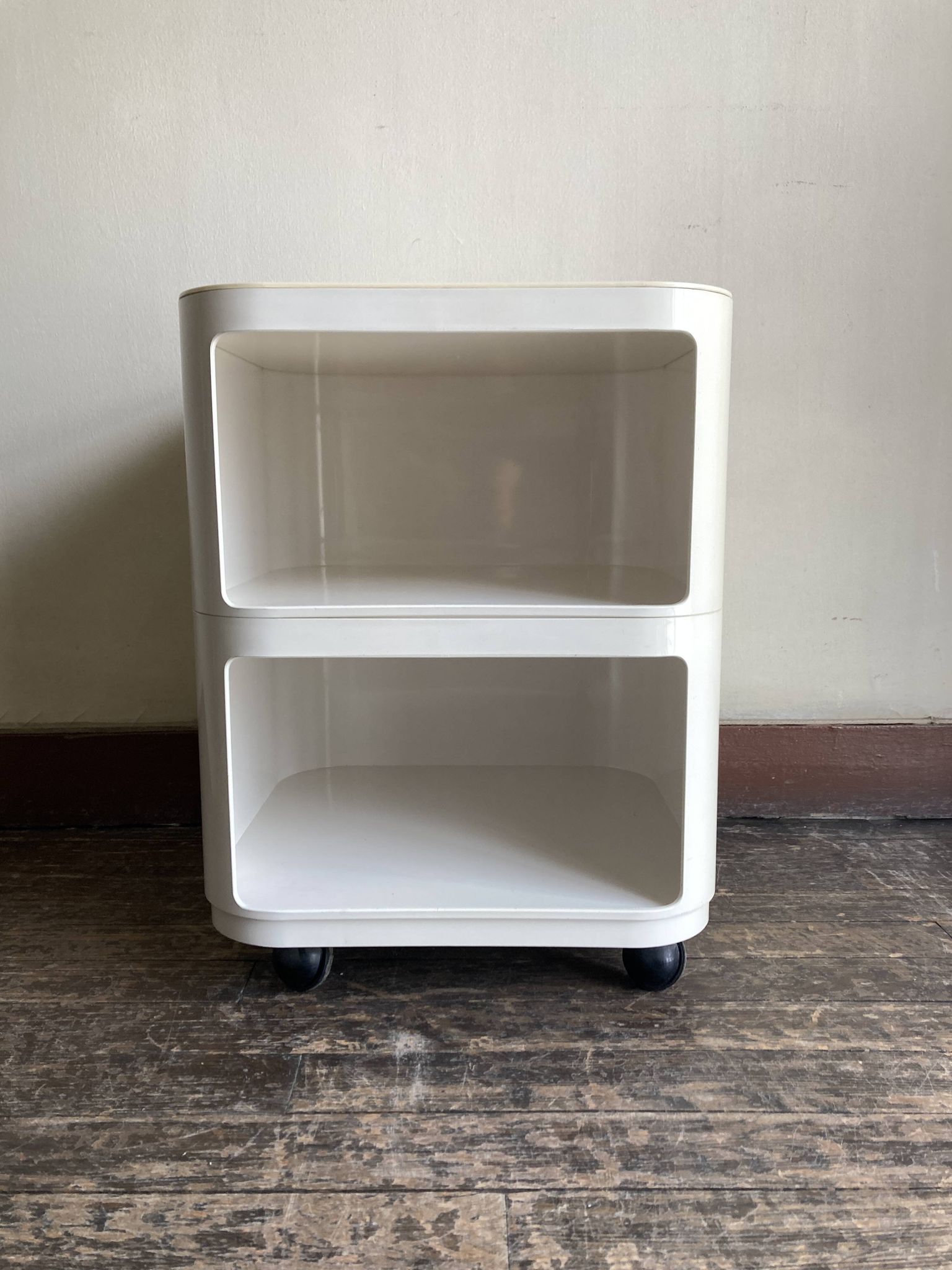 Componibili Caisson 4970 Castelli for Kartell 1969 white Space Aage 1969