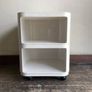 Componibili Caisson 4970 Castelli for Kartell 1969 white Space Aage 1969