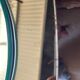 Smoked mirror 60s/70s 69x49cm