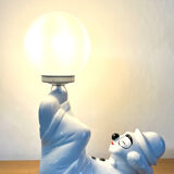Clown lamp - ceramic - vintage - 70s