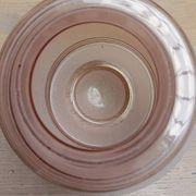 Lustre, plafonnier en verre givré