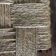 Chair made of wood and rope