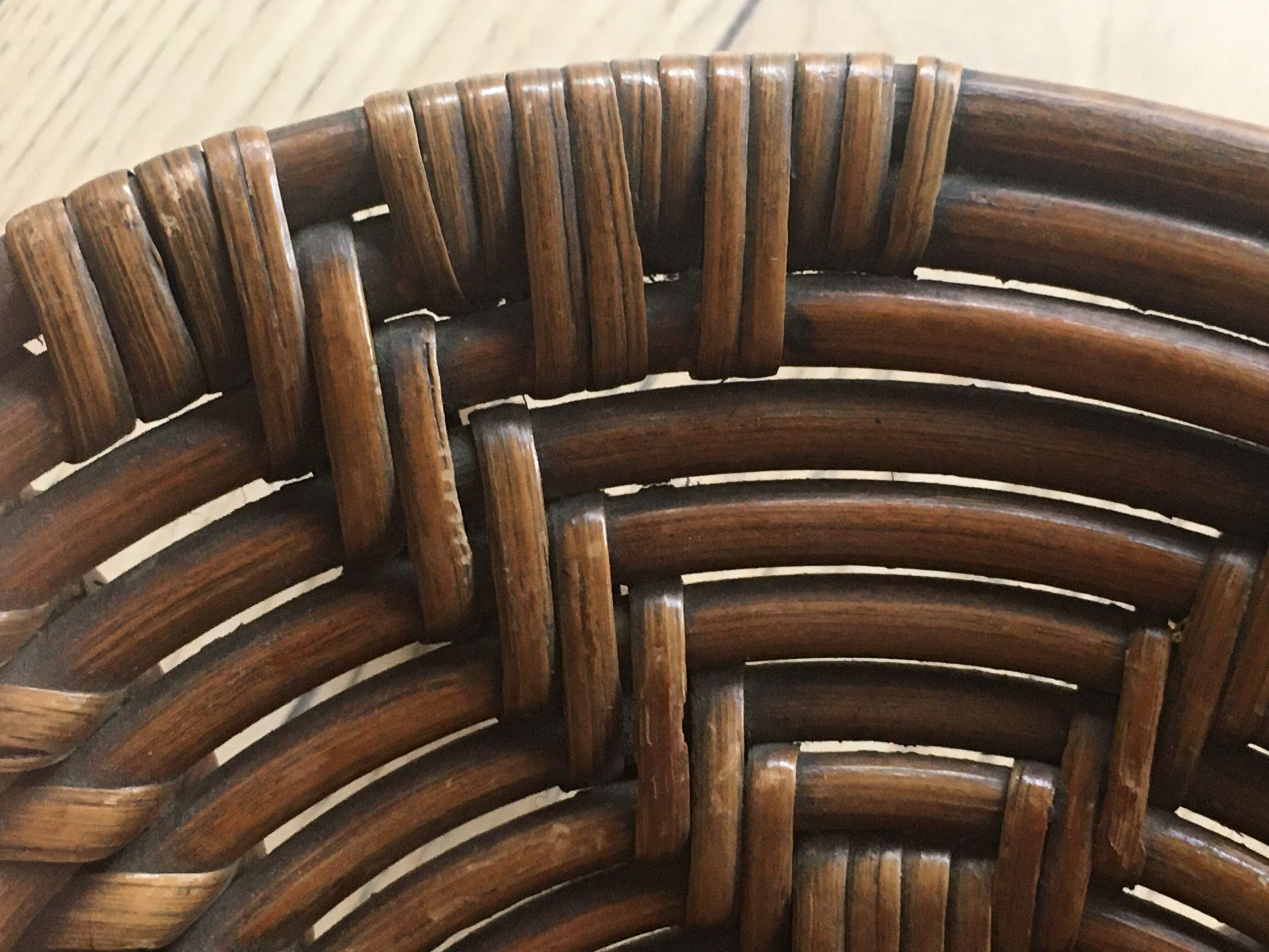 Ethnic rattan stool Africa, Congo