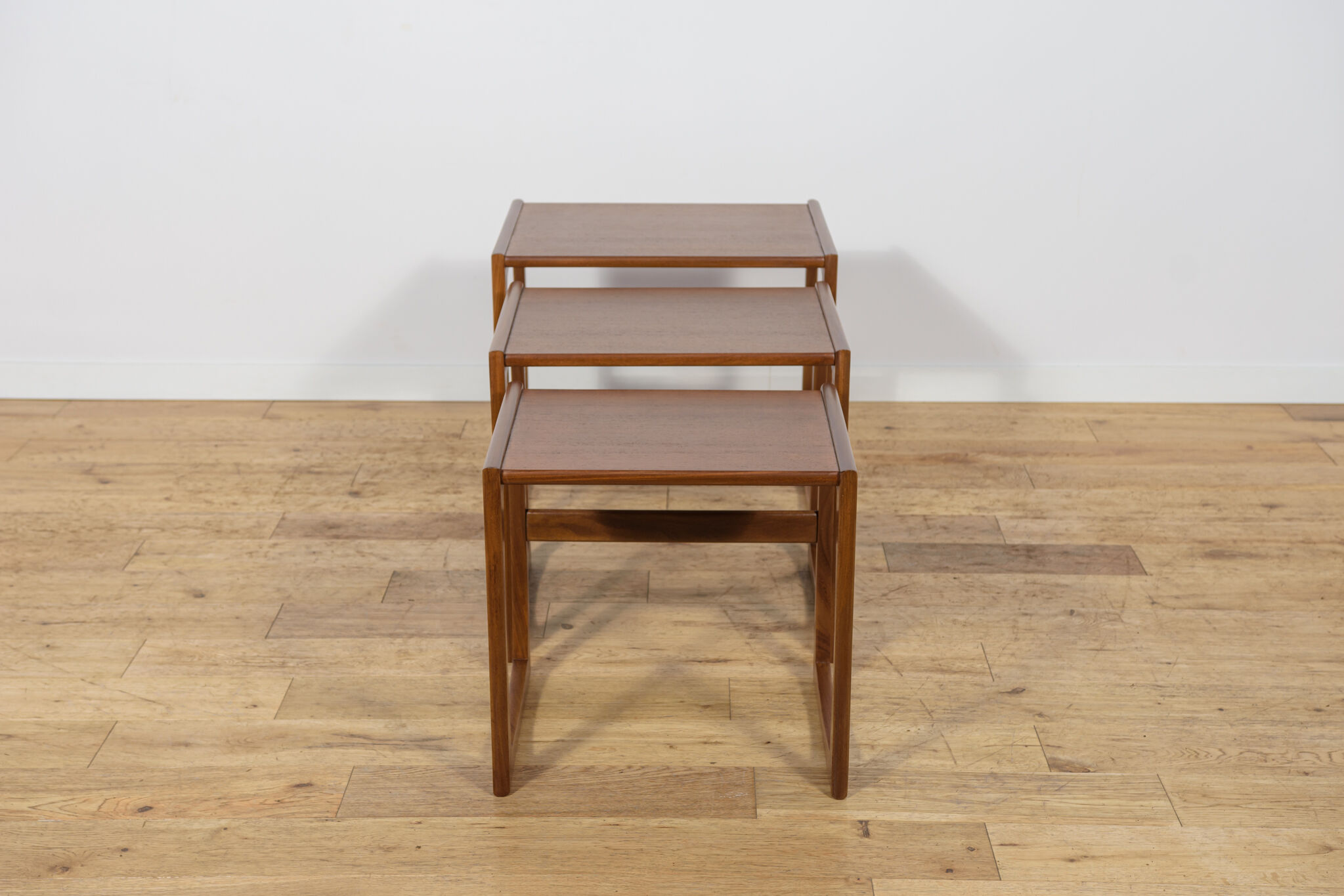 Mid-Century Modern Teak Nesting Tables Designed by R. Bennett for G-Plan, United Kingdom, 1960s