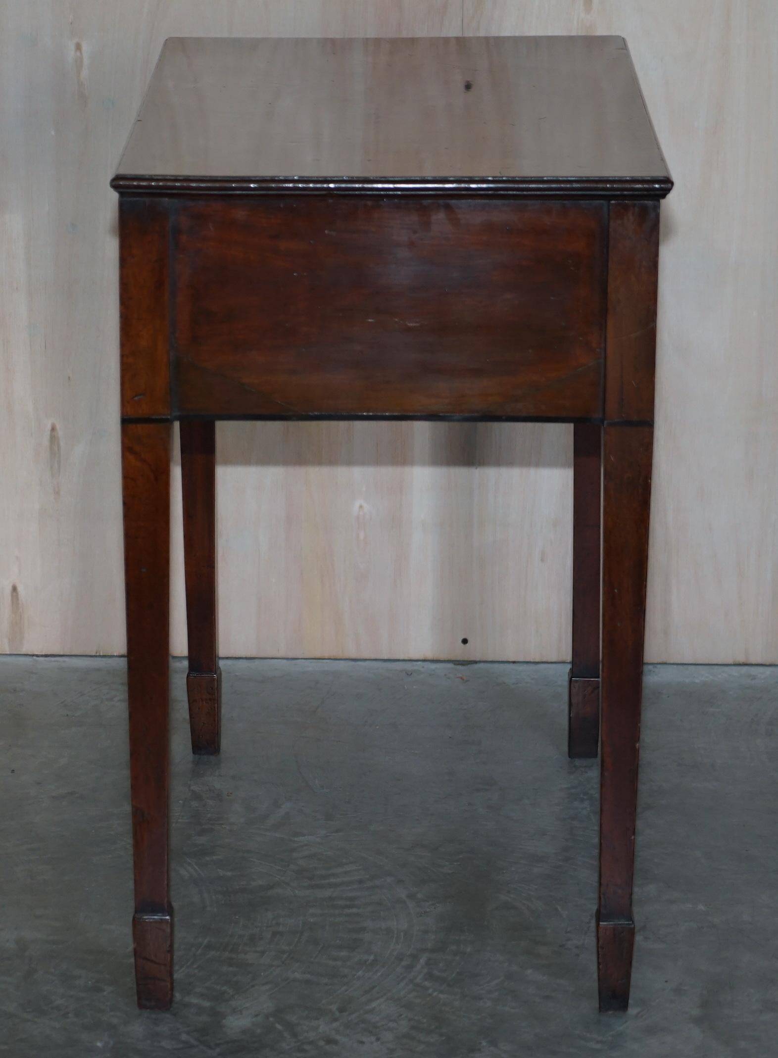 Regency Antique Metamorphic Stair Table with Leather