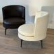 Flexform feelgood set of 2 in white and black