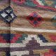Kilim carpet in burlap and cotton. 120cm x 190cm