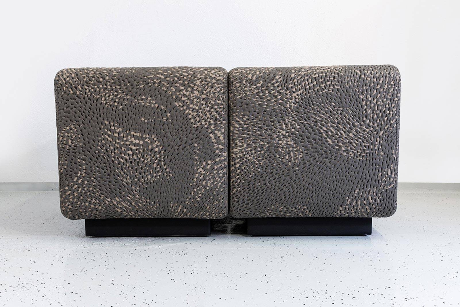 Modular vintage sofa by Eberhard Geißler, Oelsa, Germany, 1970s