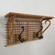 Vintage wall coat rack