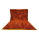 Moroccan Berber rug orange terracotta 300x200 cm – plain handmade rug