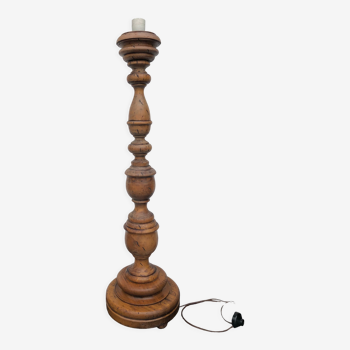 Floor lamp wood ht 113 cm