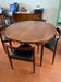 Ensemble danois "Roundette"  de 1952-53 de Frem Røjle pour Hans Holsen