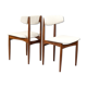 Ensemble de 2 chaises danoises, Danemark, années 1960