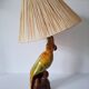 Zoomorphic ceramic lamp