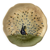 Peacock decorative plate
