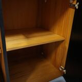 Brutalist sideboard in black ebonized wood