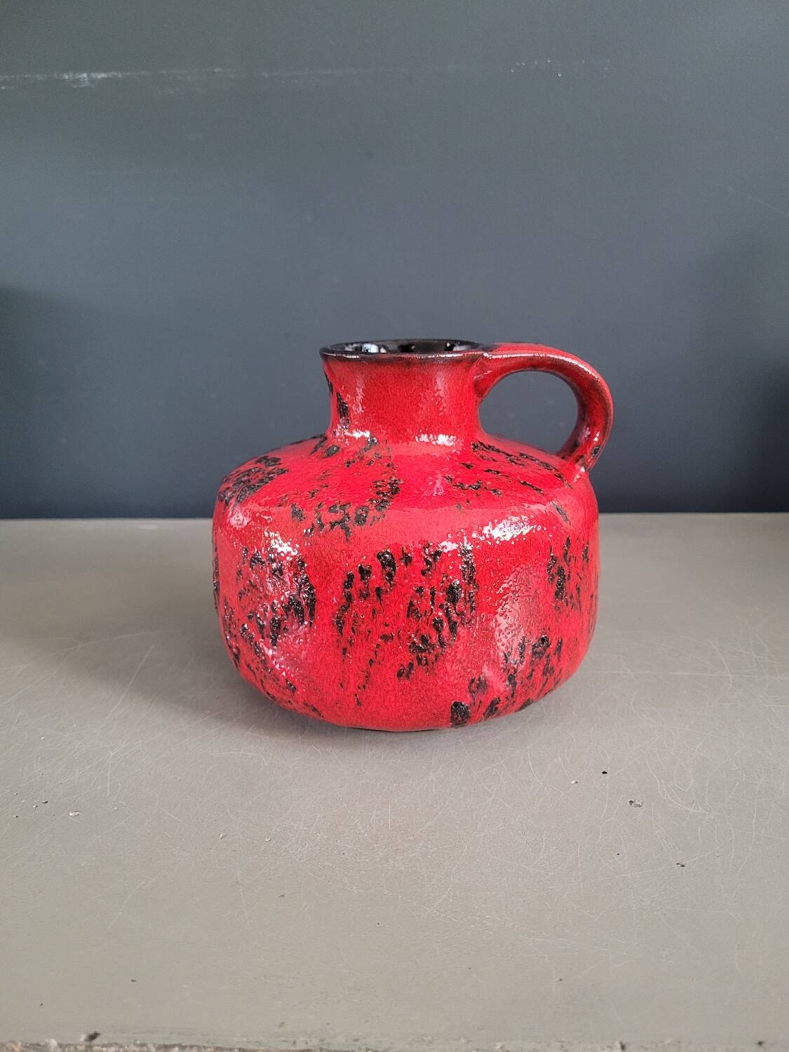 West Germany Handled Vase