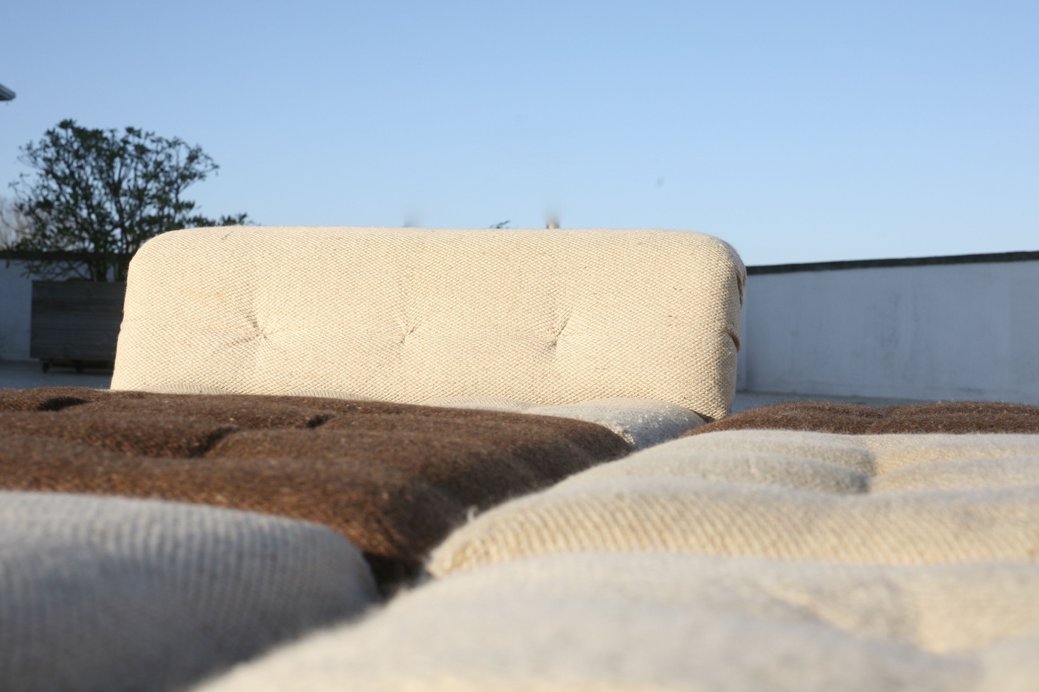 Modular sofa Mah Jong, Hans Hopfer, France, 1971. Roche Bobois Edition.