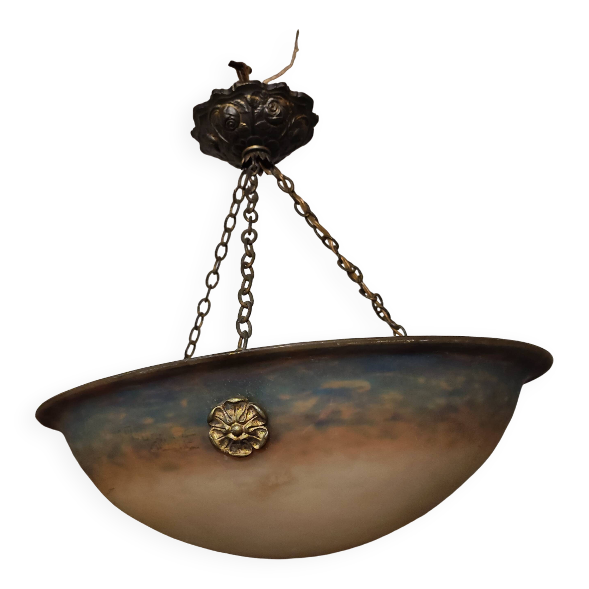 Suspension, Müller & Fils basin, Art Deco