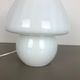 "Mushroom" Murano glass table desktop light made  by Vetri Murano, Italy, 1970s