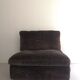 Vintage velvet brown driver, Steiner design 1970