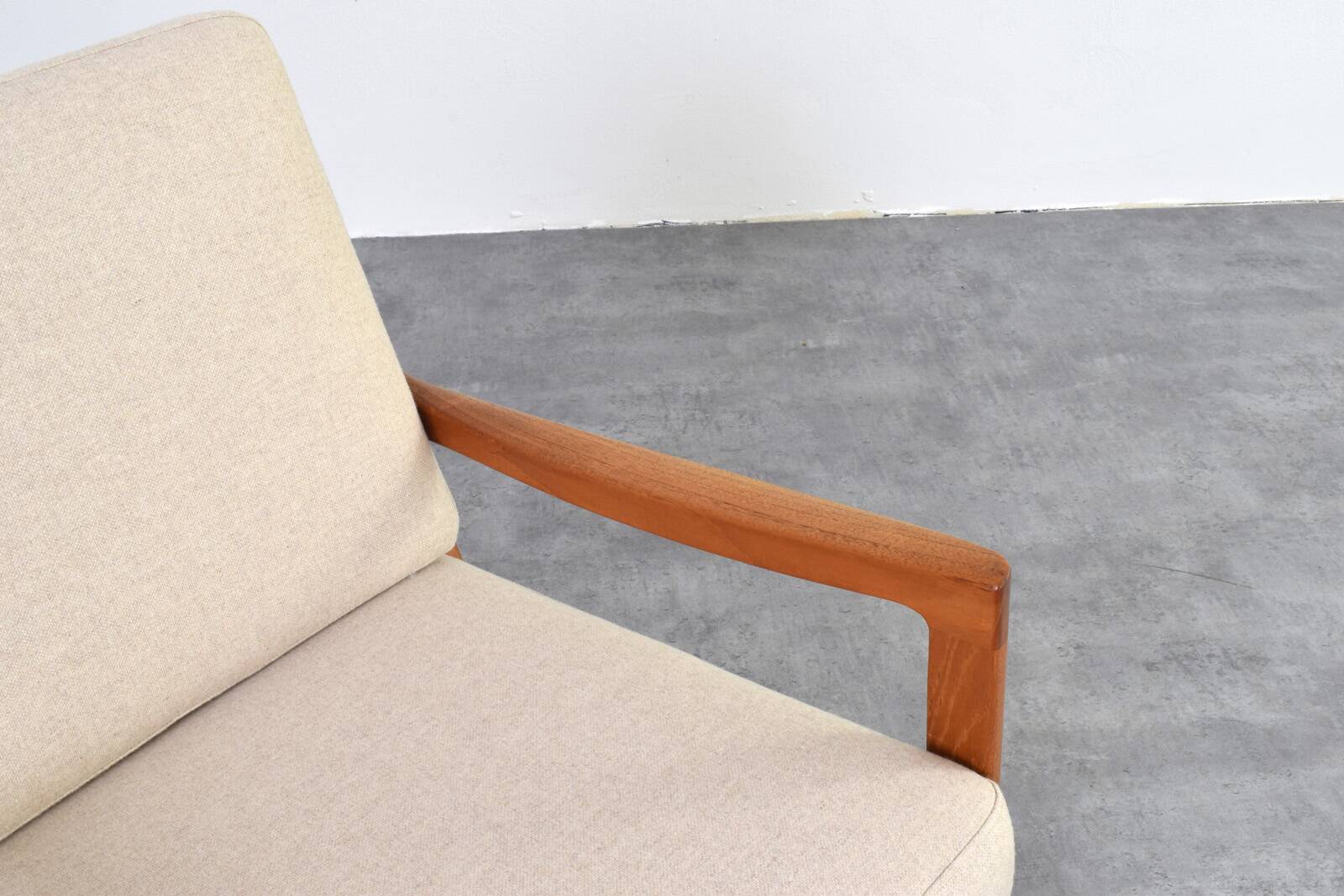 Fauteuil Senator en teck danois des années 50 par Ole Wanscher pour Cado, 1960