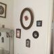 Oval frame in wood and gilded stucco