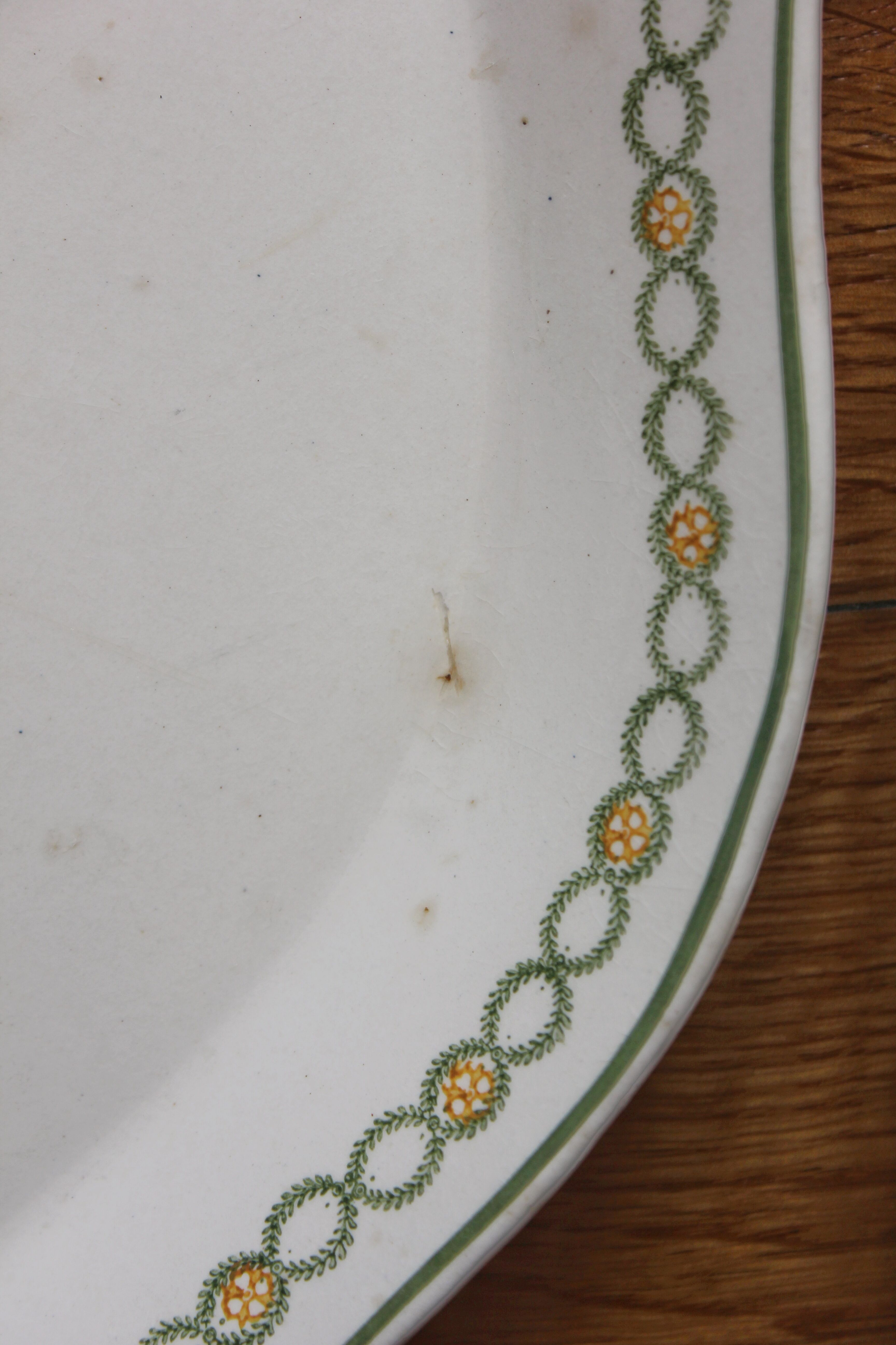 Set of 2 Longwy iron earthenware dishes