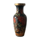 Vase à décor japonisant noir