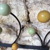 Wall coat rack 50s, colored balls