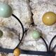 Wall coat rack 50s, colored balls