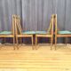 Ensemble de quatre chaises Casala, Allemagne, années 1960.